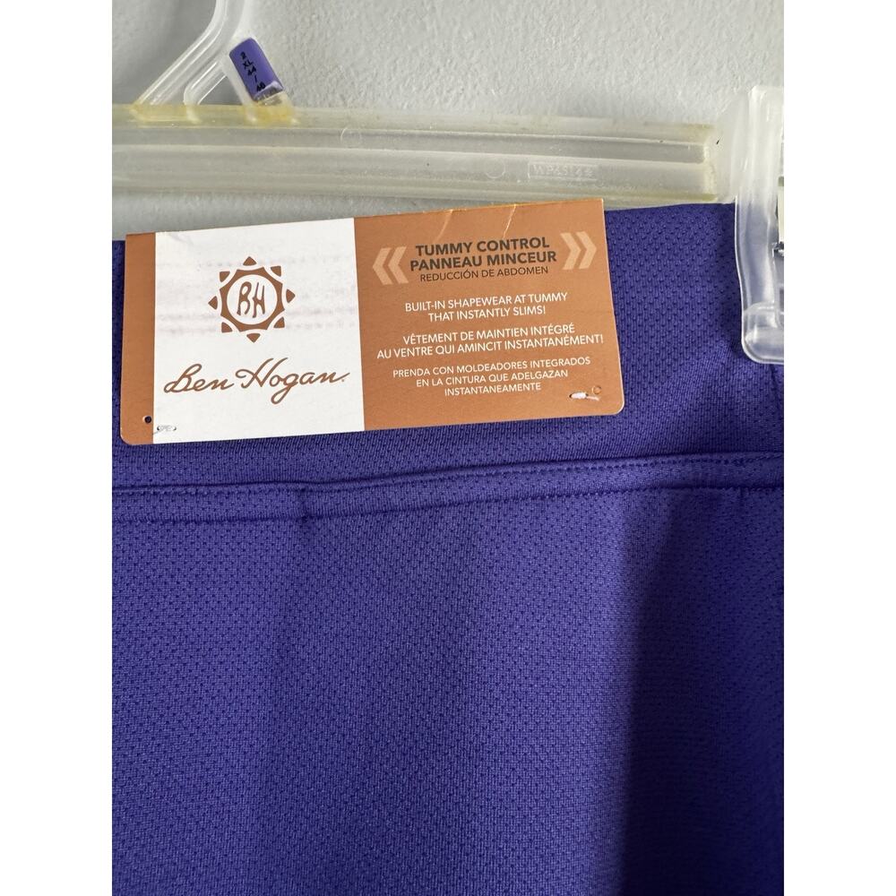 NWD Ben Hogan Purple Tummy Control UPF 50 Women’s Skort Size Small Golf Skirt - Picture 4 of 7